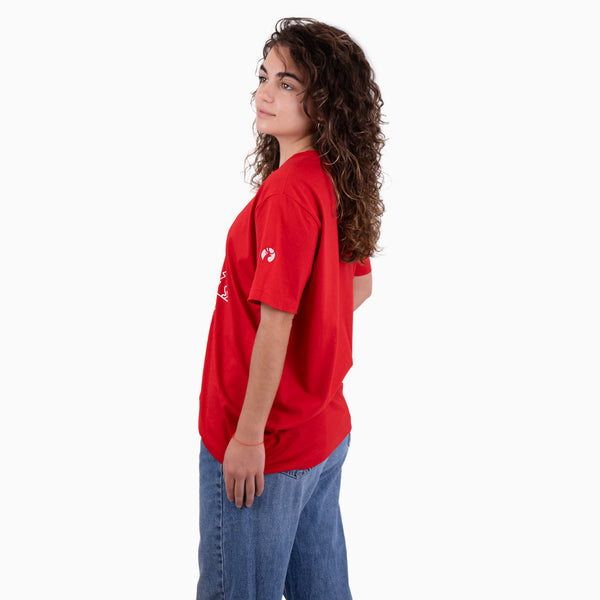 T-SHIRT PASSION ROUGE