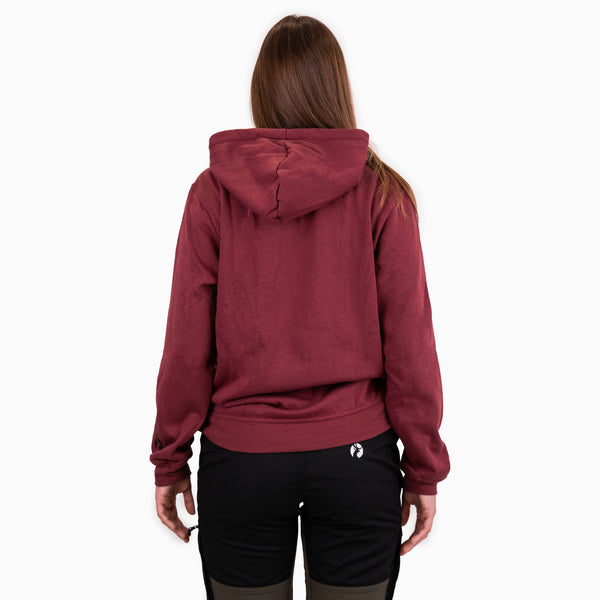 GEOMETRIC GARNET HOODIE